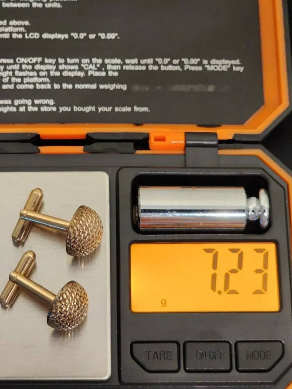 Vintage A&Z 12K Gold-Fille Dome Cufflinks & Tie Pin Set